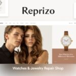 دانلود قالب فروشگاهی جواهرات و ساعت وردپرس Reprizo