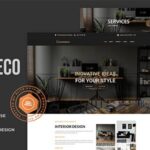 دانلود قالب سایت طراحی داخلی Housedeco