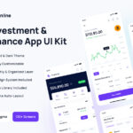 دانلود رابط کاربری Finline - Investments & Finance App UI Kit
