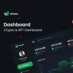 دانلود Crypto Whale - Crypto & NFT Dashboard UI Kit