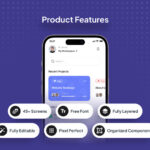 دانلود DeskPro - Project Management Mobile App UI Kit