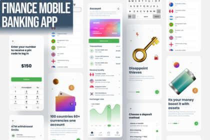 دانلود رابط کاربری Finance Mobile Banking Apps
