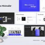 دانلود قالب پاورپوینت Creative Minimalist Presentation Template