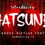دانلود فونت Hatsune Brush Display Font