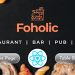 دانلود قالب React کافه و رستوران Foholic Food