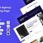دانلود رابط کاربری Digacy - Digital Agency Landing Page