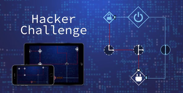دانلود سورس HTML5 بازی Hacker Challenge
