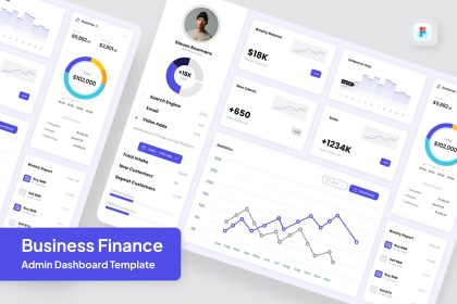 دانلود رابط کاربری Lunaxpay - Finance Admin Dashboard