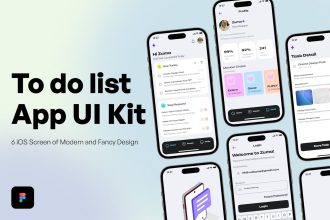 Modern and Fancy To do list App UI Kit