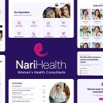 دانلود قالب مشاور سلامت و پزشکی وردپرس NariHealth