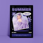 دانلود فلایر لایه باز Summer Sale Flyer