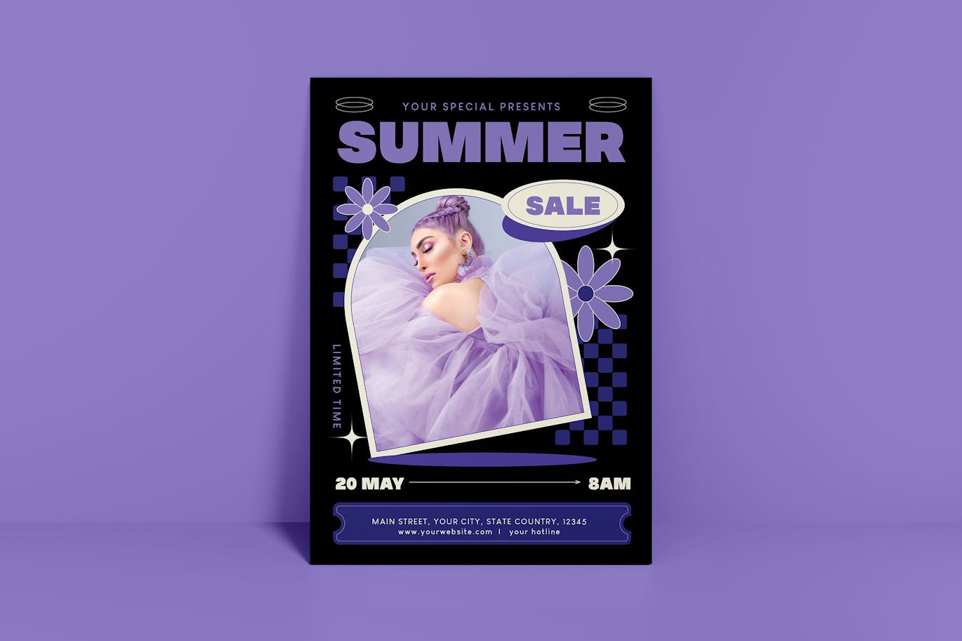 دانلود فلایر لایه باز Summer Sale Flyer
