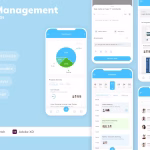 رابط کاربری Task Management Mobile App UI Kit