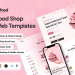 دانلود رابط کاربری Fofood - Food Shop Web Templates