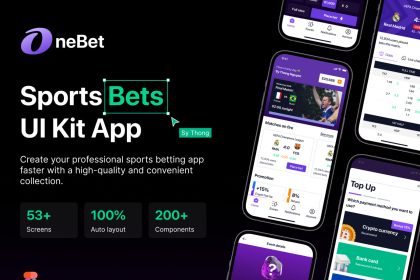 دانلود رابط کاربری OneBet - Sports Bets UI Kit App