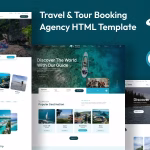 قالب HTML سایت گردشگری و تور مسافرتی Tourm