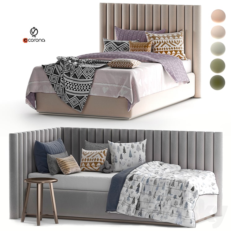 دانلود فایل سه بعدی Bed Day Sleep