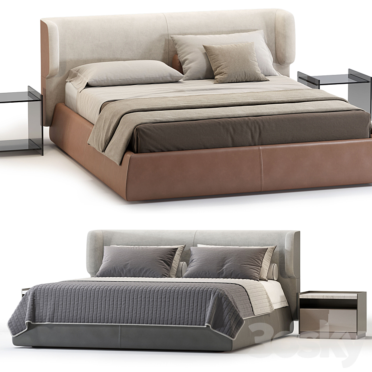 دانلود فایل سه بعدی Ditreitalia CLAIRE Bed