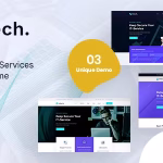 قالب شرکت فناوری اطلاعات وردپرس اینتک Intech