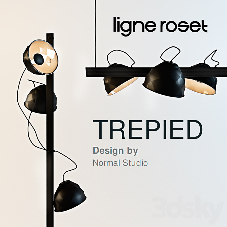 دانلود فایل سه بعدی Ligne Roset TREPIED