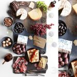 فایل سه بعدی Plateau with fruit, cheese and meat. Food