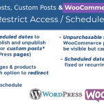 افزونه WordPress Posts & WooCommerce Products Scheduler