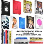 دانلود فایل سه بعدی Decorative books set