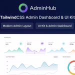 دانلود قالب Tailwind CSS مدیریت ادمین هاب AdminHub
