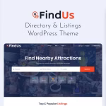 قالب دایرکتوری مدرن و چند منظوره وردپرس Findus