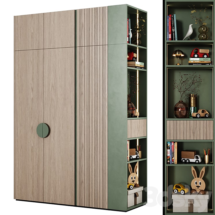 دانلود فایل سه بعدی Wardrobe children