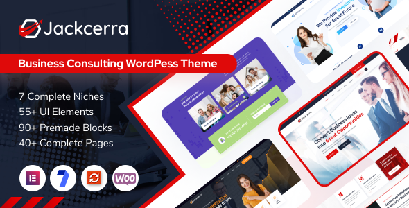قالب Jackcerra - Business Consulting WordPress Theme