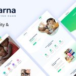 قالب HTML5 راست چین موسسه خیریه Nasarna