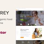 دانلود Nutrey - Organic Food Shop WordPress Theme
