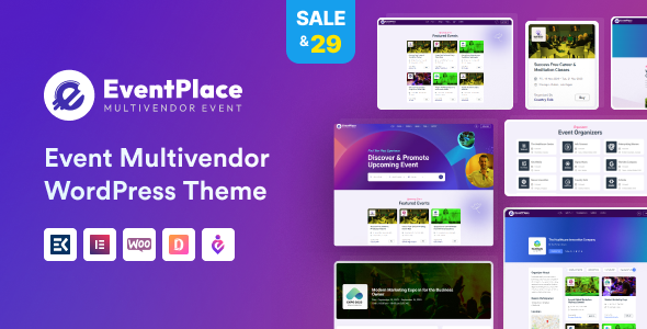 قالب چند فروشندگی مدرن وردپرس Eventplace