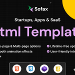 قالب HTML استارت آپ Sofax + نسخه وردپرس