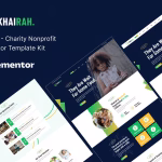 قالب موسسه خیریه المنتور وردپرس Khairah