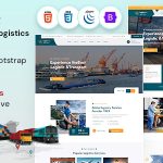 قالب HTML شرکت حمل و نقل Logistcwr
