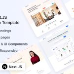 قالب NextJS چند منظوره و مدرن Prompt