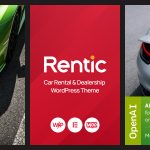 قالب نمایندگی و کرایه خودرو وردپرس Rentic