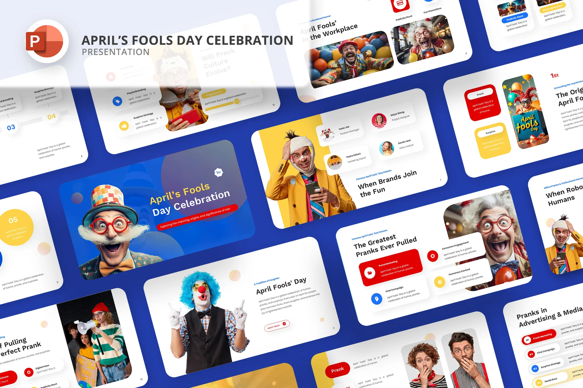 دانلود قالب پاورپوینت April's Fools Day Celebration
