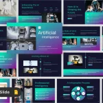 دانلود قالب هوش مصنوعی گوگل اسلاید Artificial Intelligence