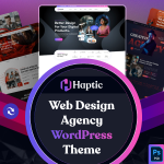 قالب شرکت طراحی وب وردپرس Haptic