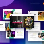 دانلود قالب پاورپوینت Melodine - Music Organizer & Studio