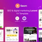 قالب لاراول 11 آژانس دیجیتال و سئو Seom
