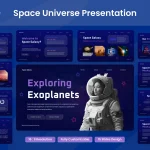 دانلود قالب پاورپوینت Space Universe Presentation