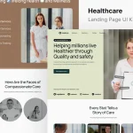 دانلود قالب فیگما Healora - Healthcare Landing Page