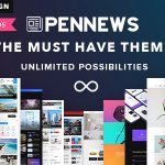 قالب چند منظوره وردپرس پن نیوز - PenNews