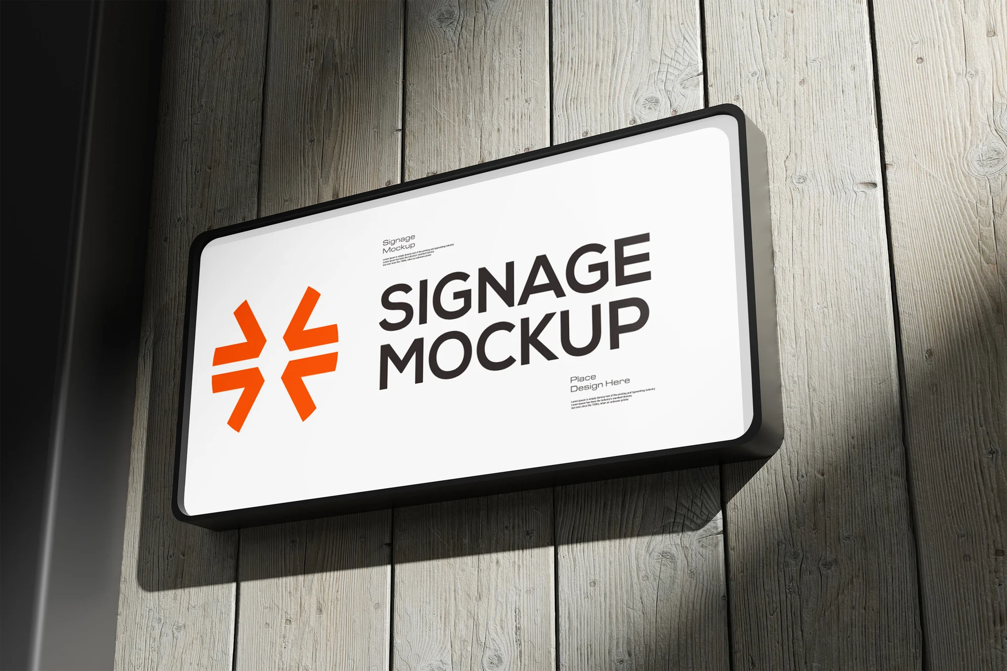 دانلود موکاپ لایه باز Signage Mockup