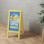 دانلود موکاپ لایه باز Stand Poster Mockup