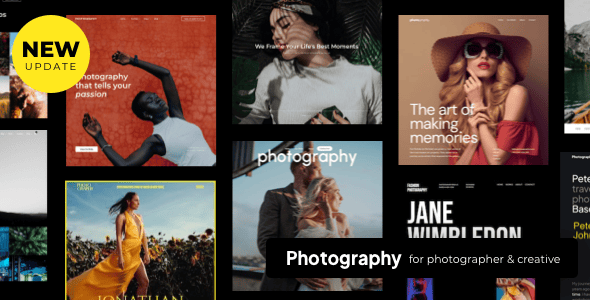 دانلود قالب وردپرس Photography - پوسته عکاسی و فتوگرافی وردپرس